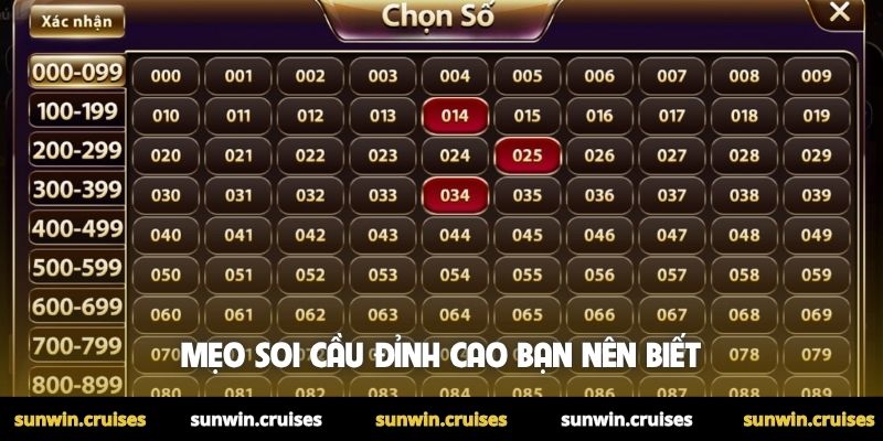 Xổ số miền Bắc Sunwin - Uy tín, minh bạch, trả thưởng nhanh 3 Mẹo soi cầu đỉnh cao bạn nên biết