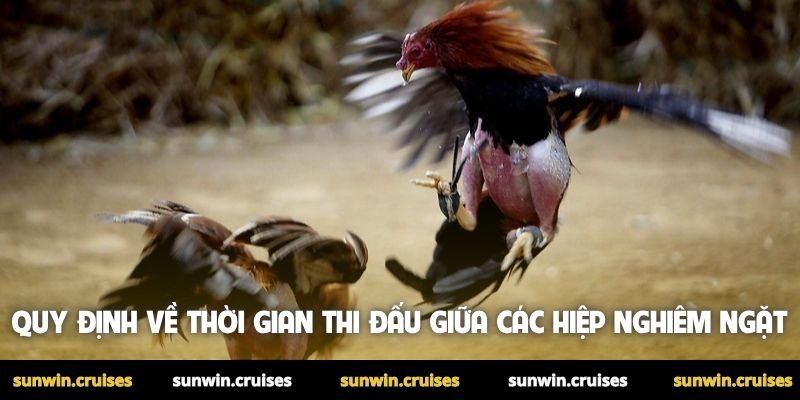 Quy định về thời gian thi đấu giữa các hiệp nghiêm ngặt